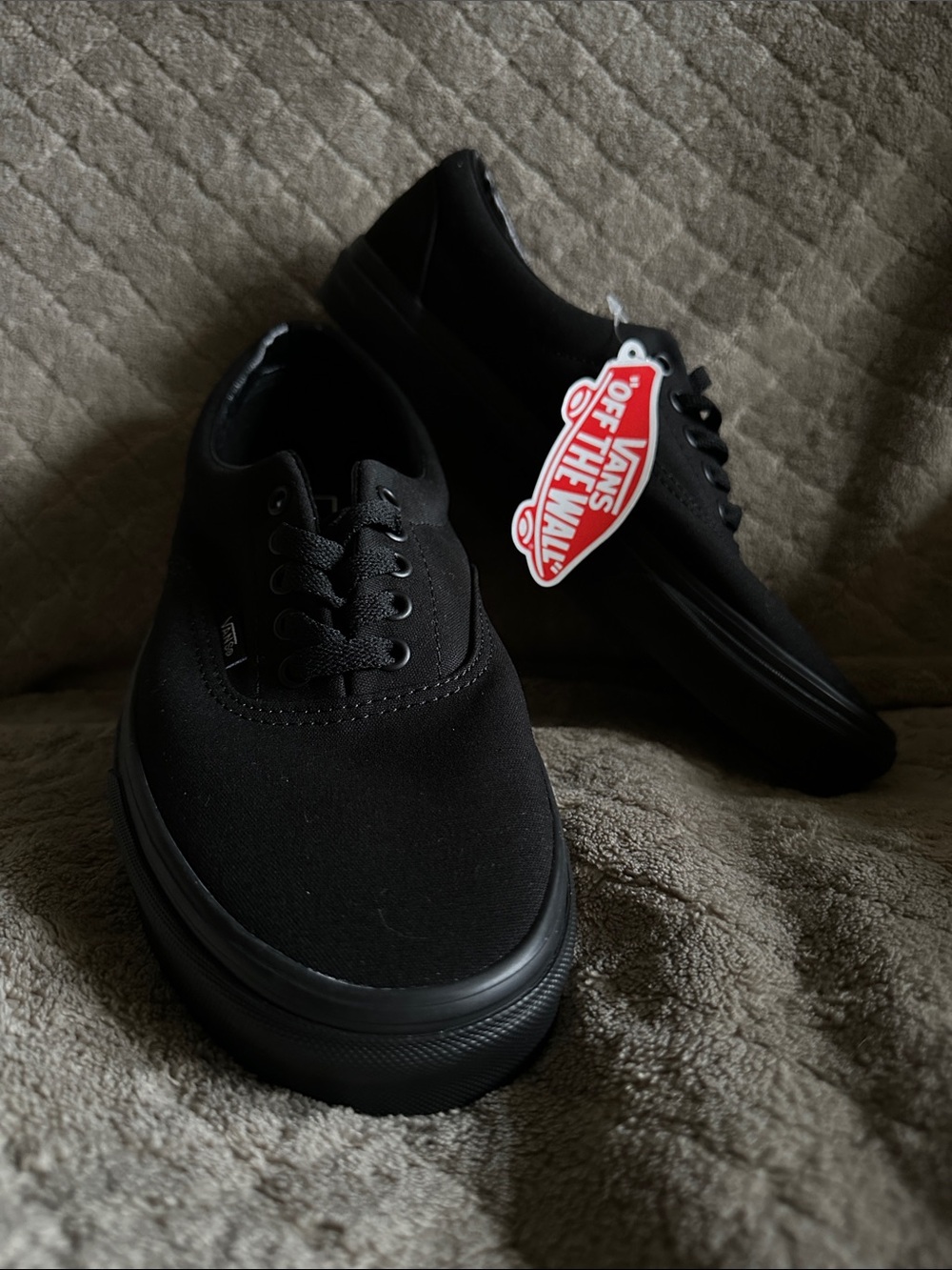 Vans Black Classic Low-Top Canvas Sneakers